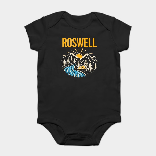 Nature Landscape Roswell Baby Bodysuit by rosenbaumquinton52